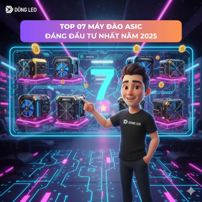 Top 7 máy đào ASIC đáng đầu tư nhất năm 2025