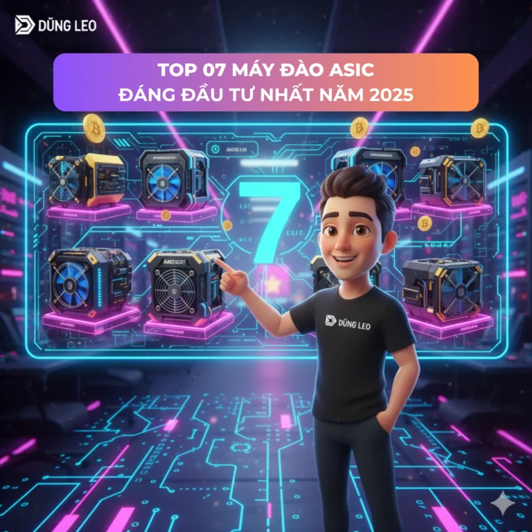 Top 7 máy đào ASIC đáng đầu tư nhất năm 2025