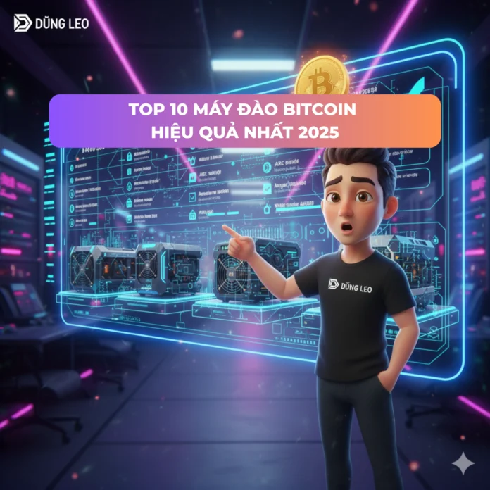 TOP 10 MÁY ĐÀO BITCOIN HIỆU QUẢ NHẤT 2025